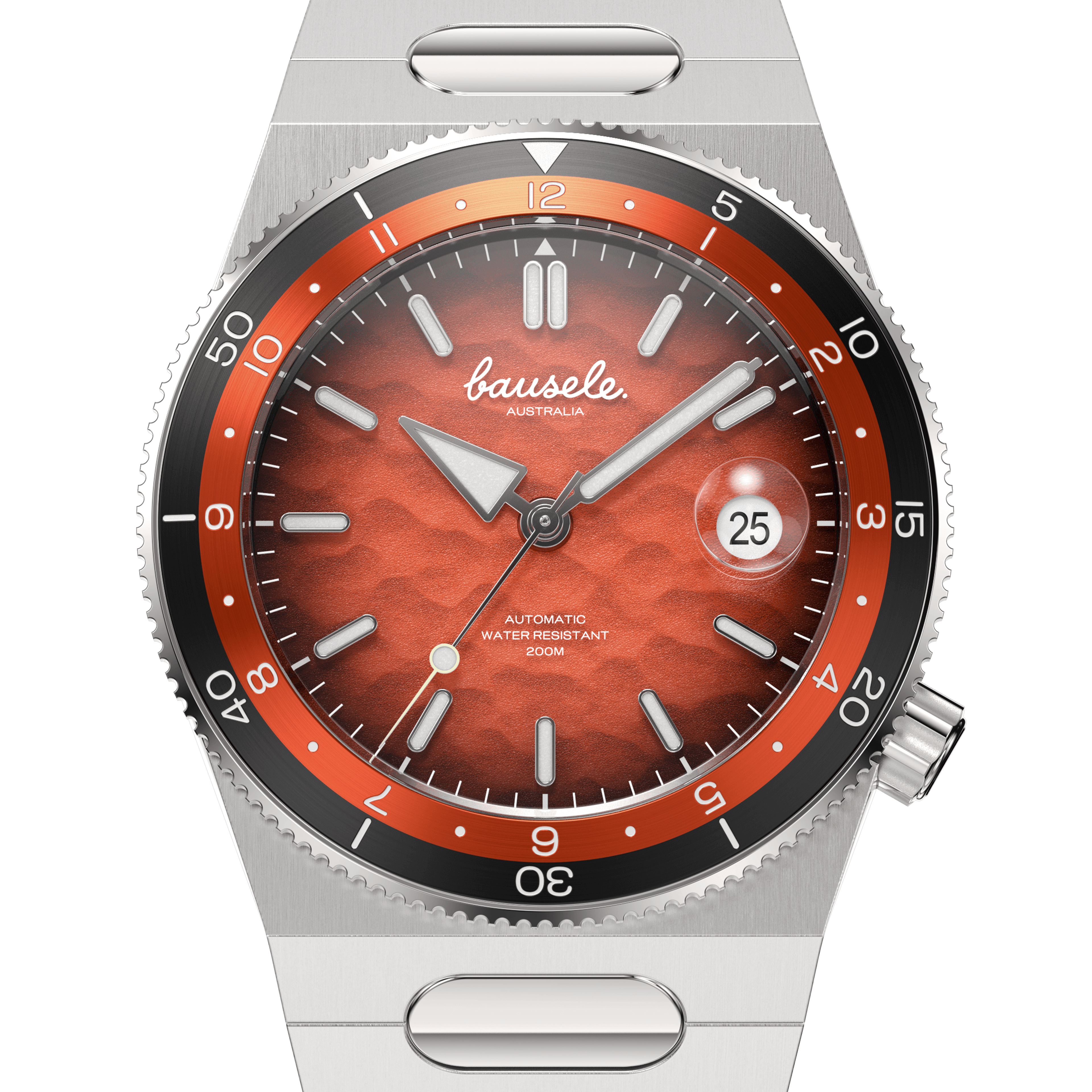 BAUSELE ELEMENTAL Crimson Terrain HR2 Watchface B12HR
